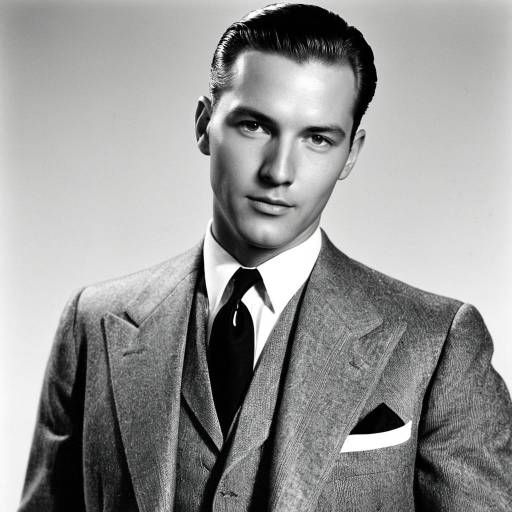 Elegant 1930s Vintage Suit Portrait