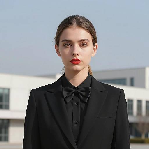 Professional Young Woman in Formal Wear