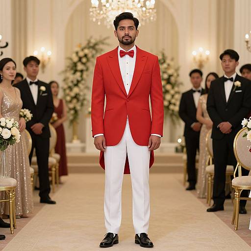 Elegant Male Wedding Guest Outfit