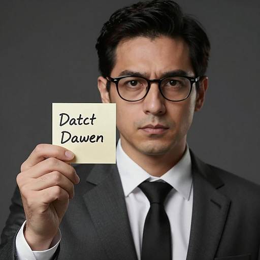 Serious Businessman in Dark Setting