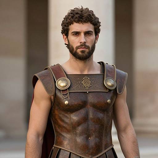 Realistic Greco-Roman Male Portrait