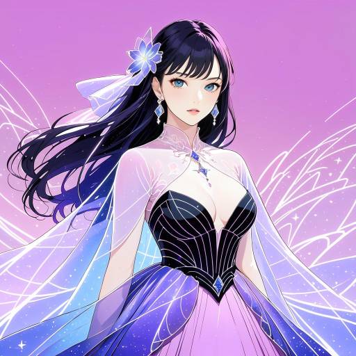 Ethereal Portrait of a Dazzling Girl