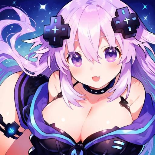 Illustration of Adult neptune, neptune (series) in the style of Ichihaya