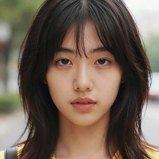 Fringe Asian Style Portrait