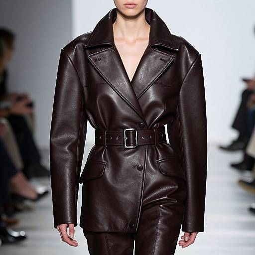 High Fashion Women Leather Outfits