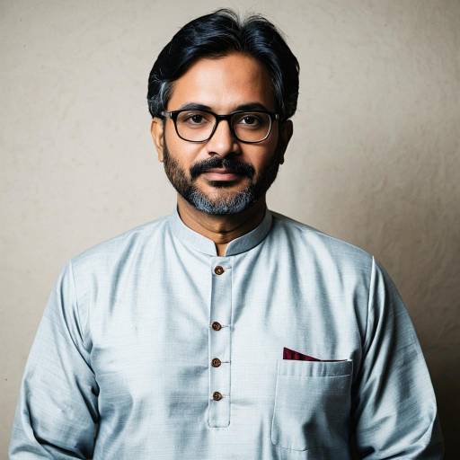 Traditional Chaubey Costume for Middle-Aged Man
