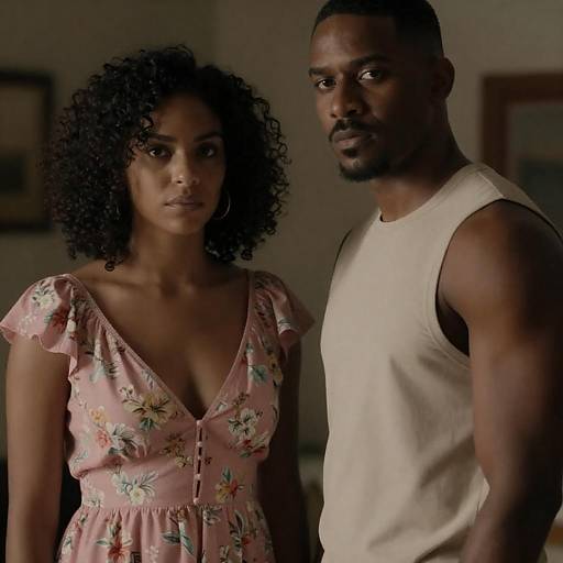 Intimate Portrait of a Couple in Contrast