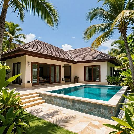 Tropical Bungalow with Pool and Veranda