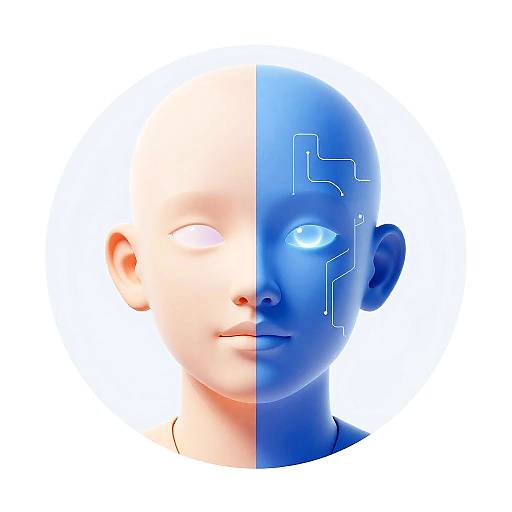 Futuristic AI Face Profile Generator