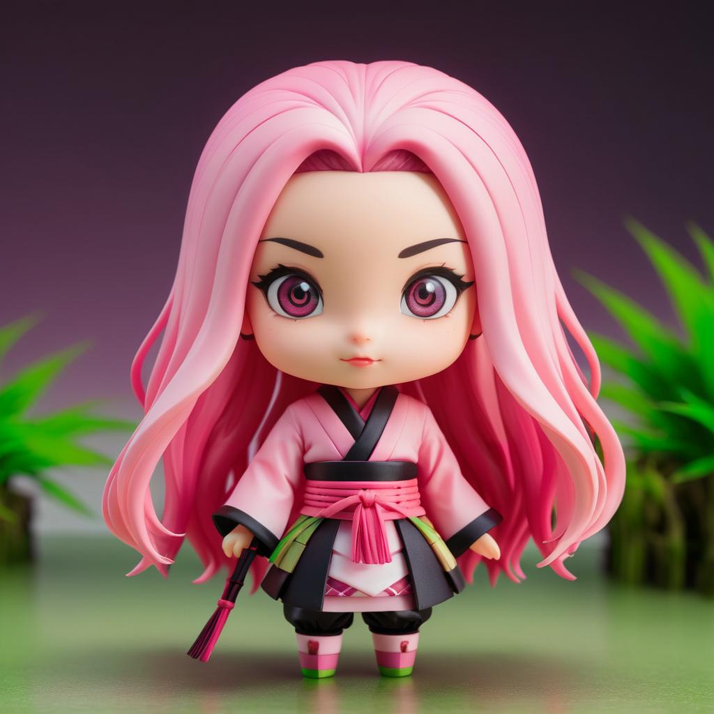 Nezuko Nendoroid Figure Product Photography