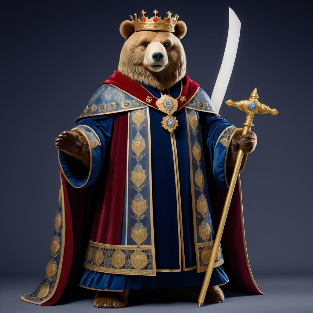 Regal Bear President in Cloak