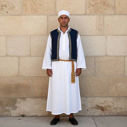 Man in Traditional Greek Costume