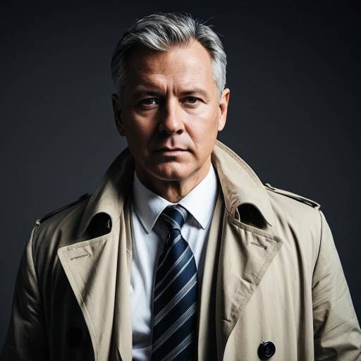 Stylish Commissioner Ryba in Trench Coat
