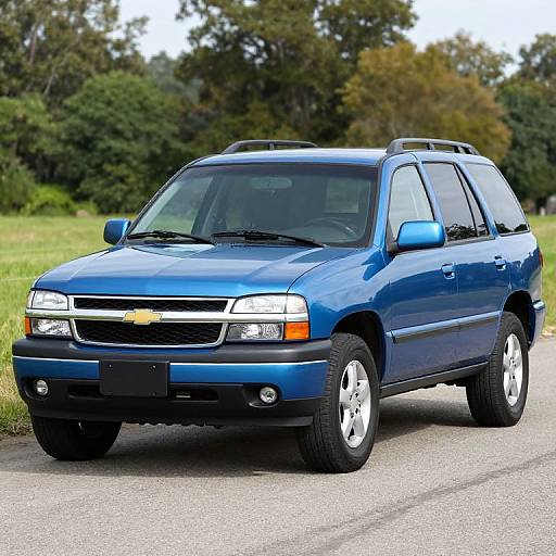 2003 Blue Chevrolet SUV