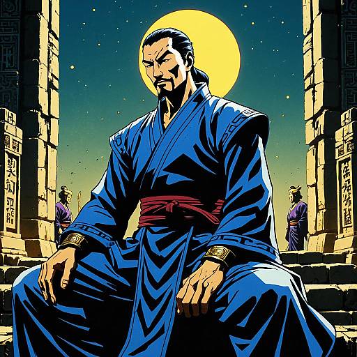 Paradox Sun Tzu in Manga Style