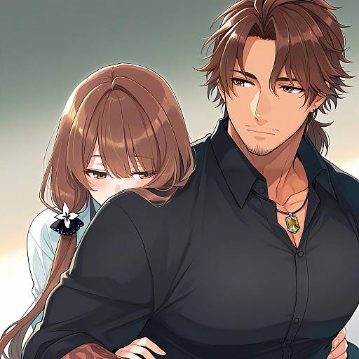 Illustration of Belmond banderas, nijisanji in the style of Goku suzume