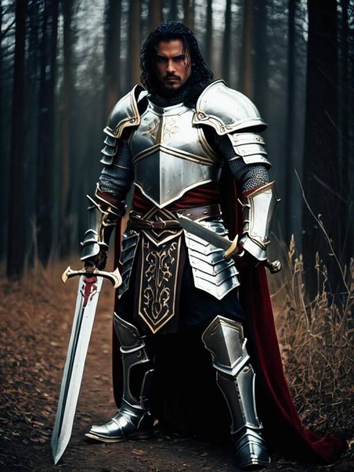 Realistic Berserker Lancelot Cosplay Photo