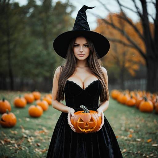 Enchanting Solo Witch Costume in Nature