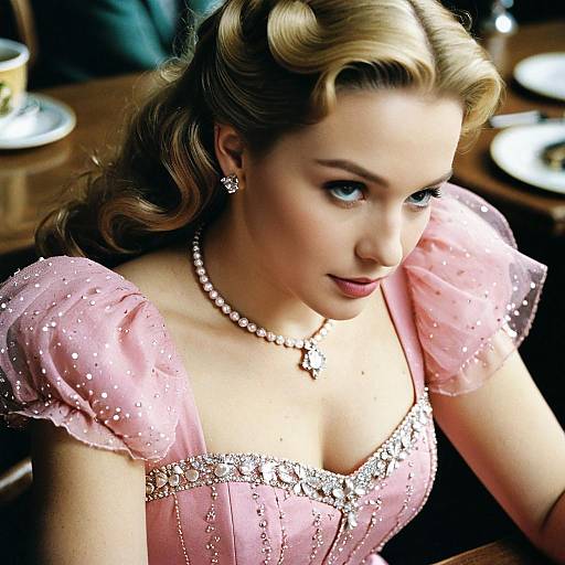 Close-Up of Glinda Girl in Pink