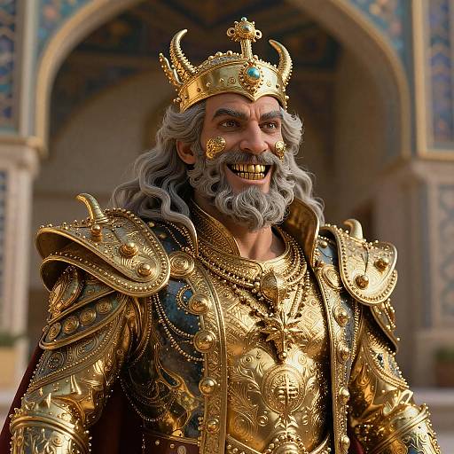 Gleeful Treasure Regent with Gold Grin