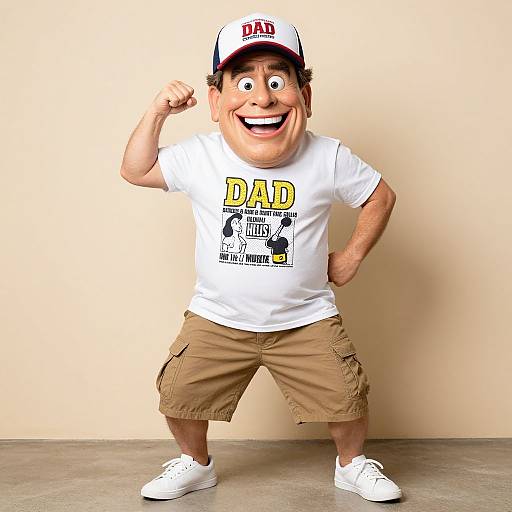 Photograph of a smiling man in a white 