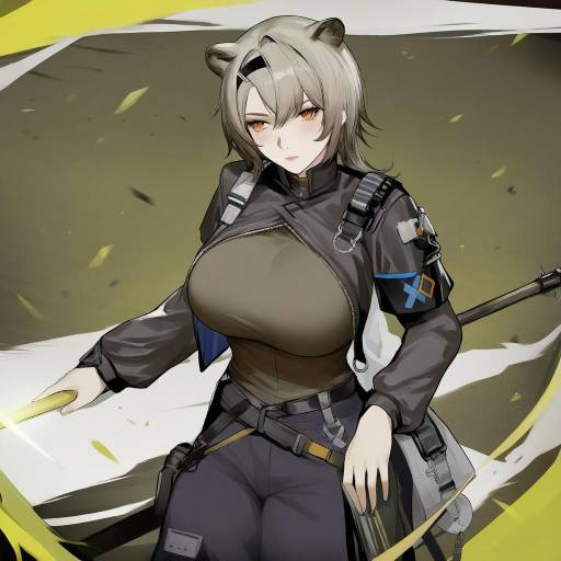 Illustration of Absinthe (arknights), arknights in the style of Cherry-gig