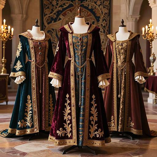 DND Noble Attire in Castle Hall