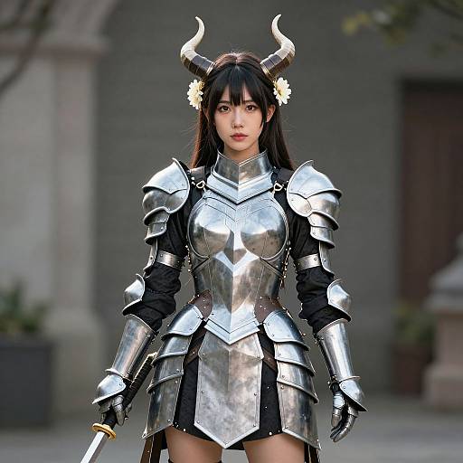 Valkyrie Warrior Woman in Armor