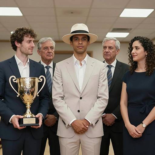 Formal Gathering with Central Focus