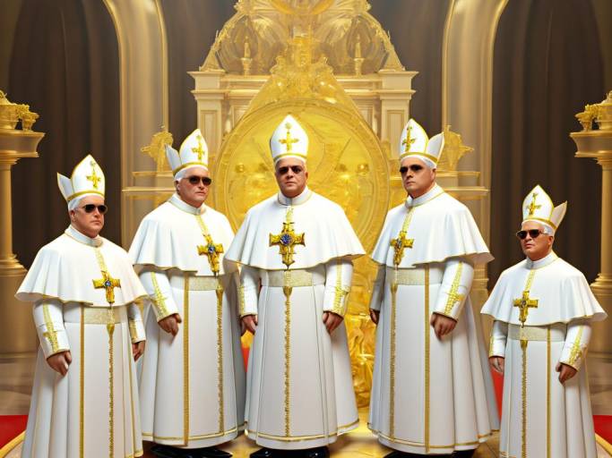 Pope Pius X and His Nephews in Art