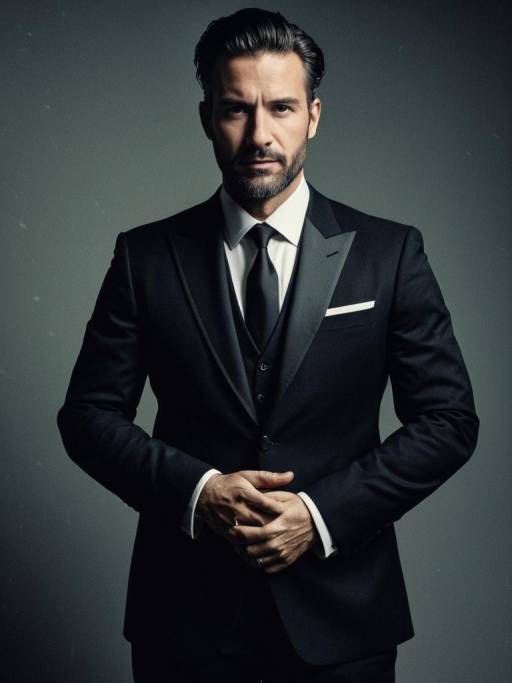 Elegant Man in Formal Attire Portrait