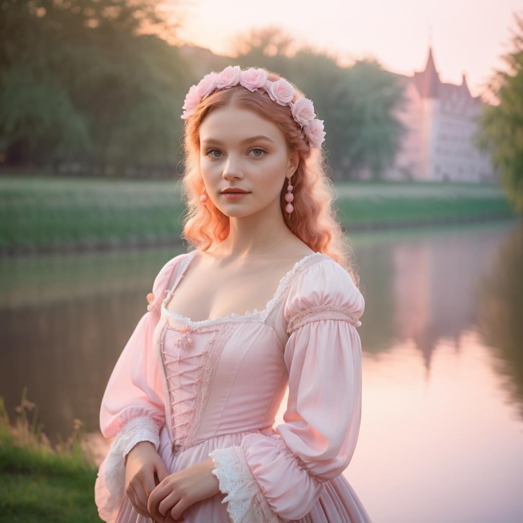 Serene German Renaissance Portrait at Dawn