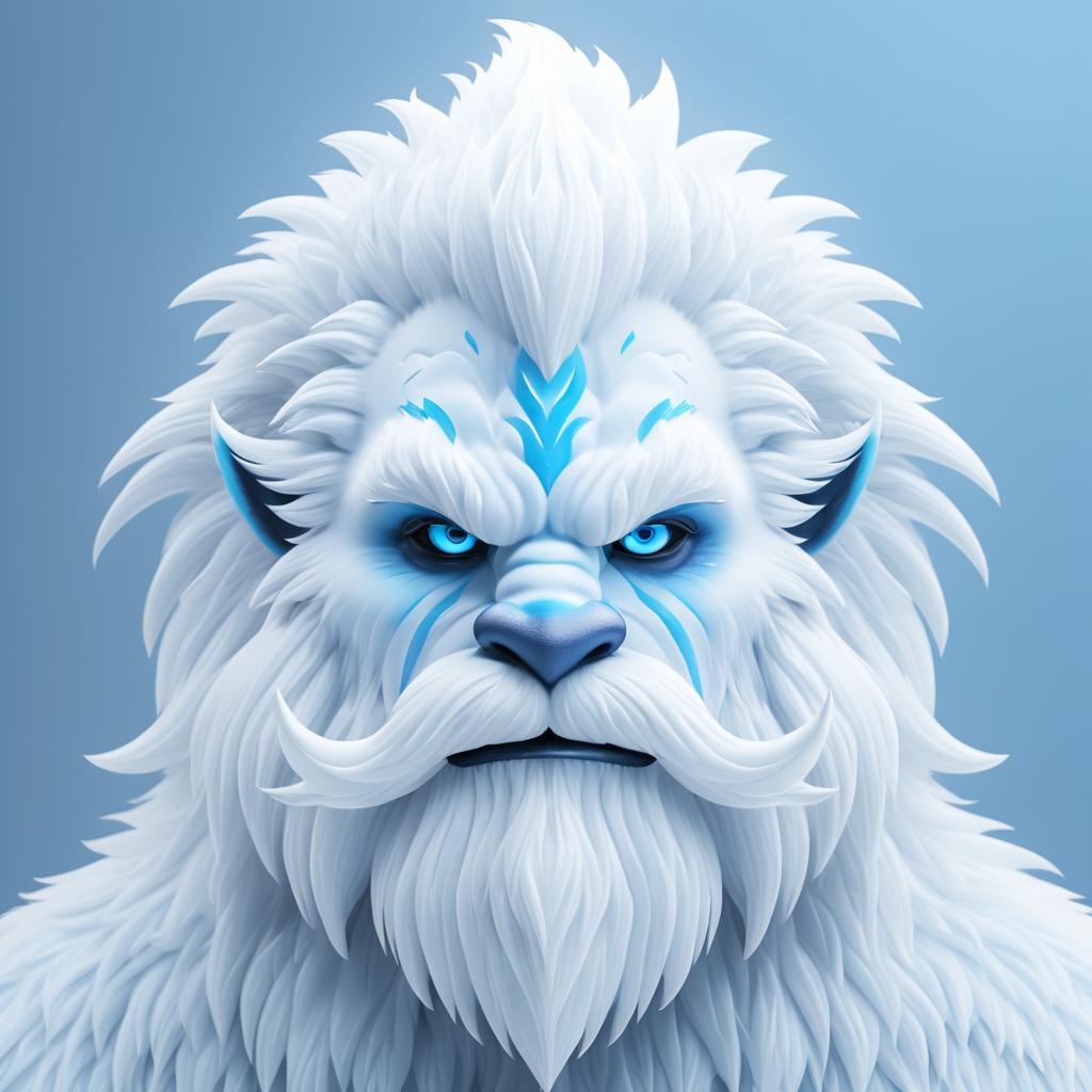 Photorealistic Yeti Concept Design Portrait