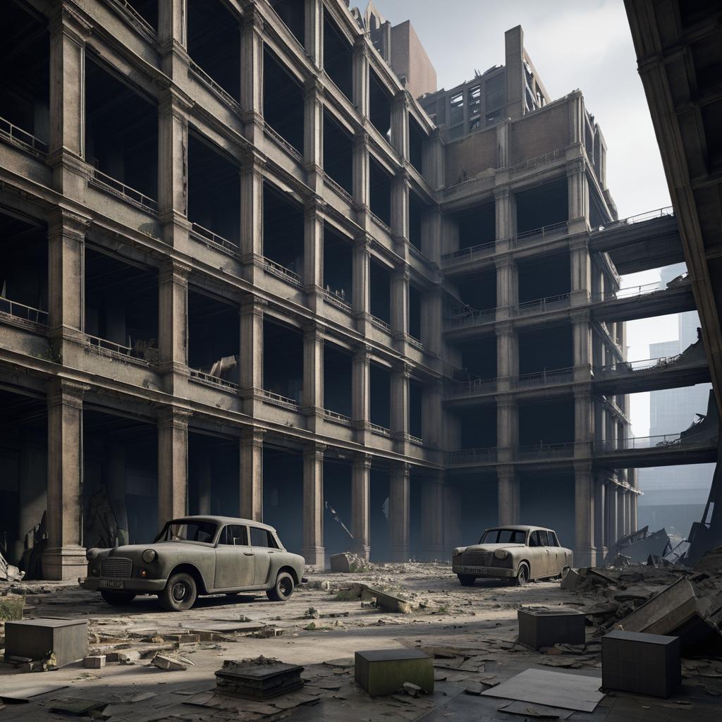 Post-Apocalyptic London with Tate Modern Ruins