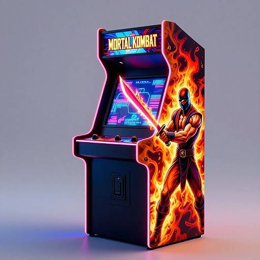 3D Mortal Kombat Arcade Cabinet