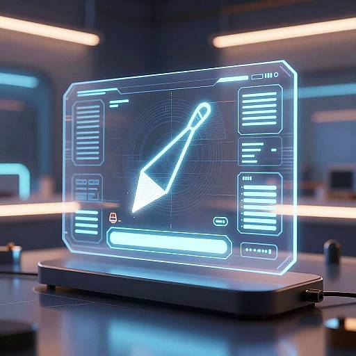 Futuristic Holographic Transparent Background Maker