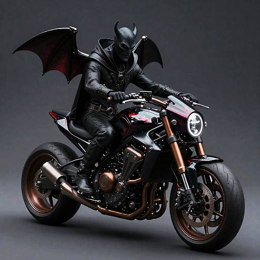 Vampire Rider on Spectral Motorcycle