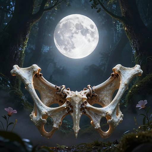 Ethereal Moonlit Collarbone Fantasy