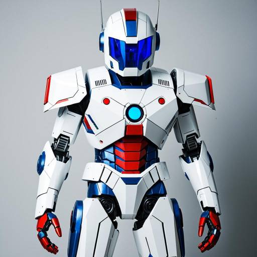 G1 Inspired White and Blue Robot Costume