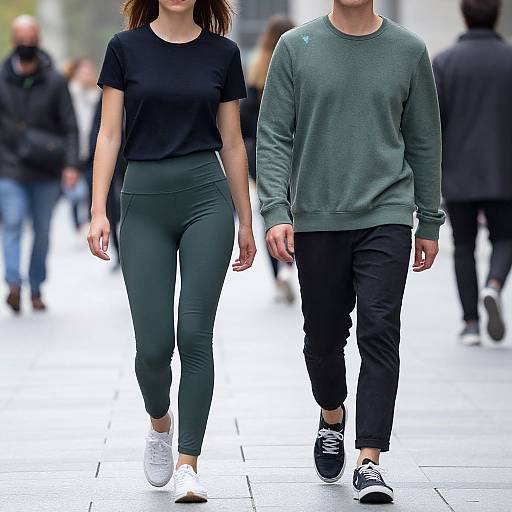Athleisure Wear in Urban Setting
