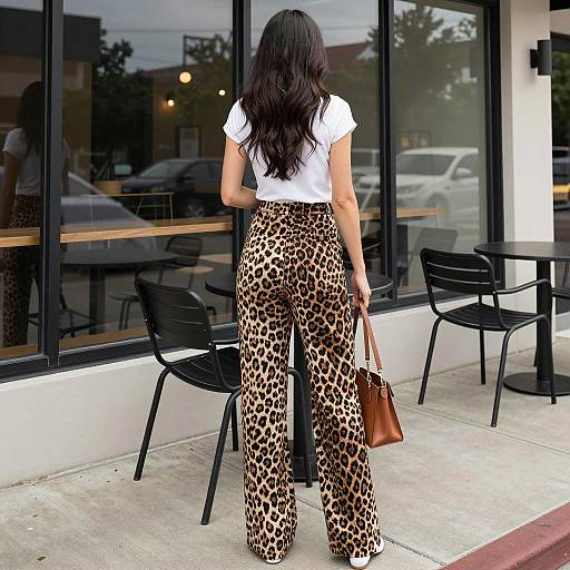 Fashionable Woman in Urban Outdoor Setting