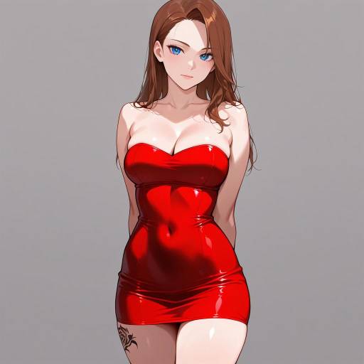 Confident Cowgirl in Stylish Attire Confident Cowgirl in Stylish Attire