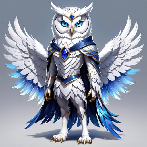 Majestic Owl-Eared Boy in Grey Majestic Owl-Eared Boy in Grey