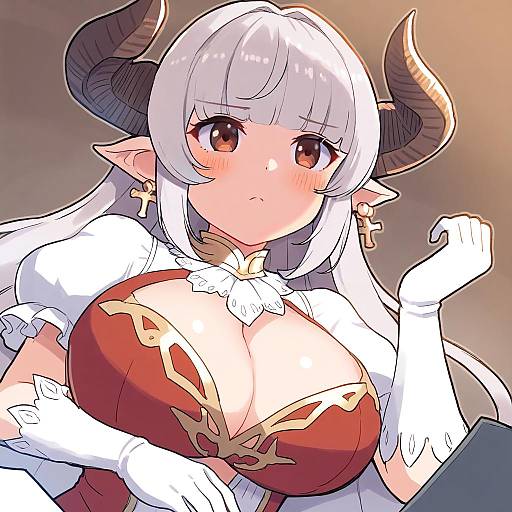 Illustration of Alicia (granblue fantasy), granblue fantasy in the style of Takiki