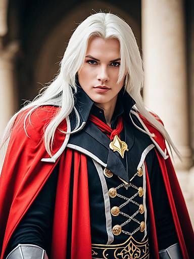 Lifestyle costume photo of Alucard (castlevania). Cosplay clothes