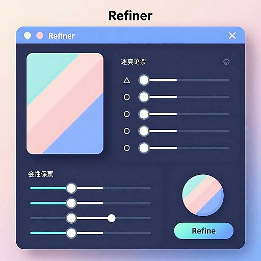 ComfyUI Refiner Interface Design