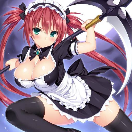 Illustration of Airi (the infernal temptress), queen's blade in the style of Torimaru