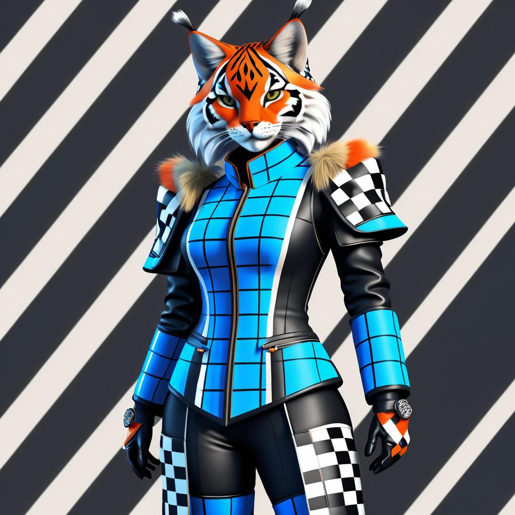 Lynx Combat Strategist in Avant-Garde Style