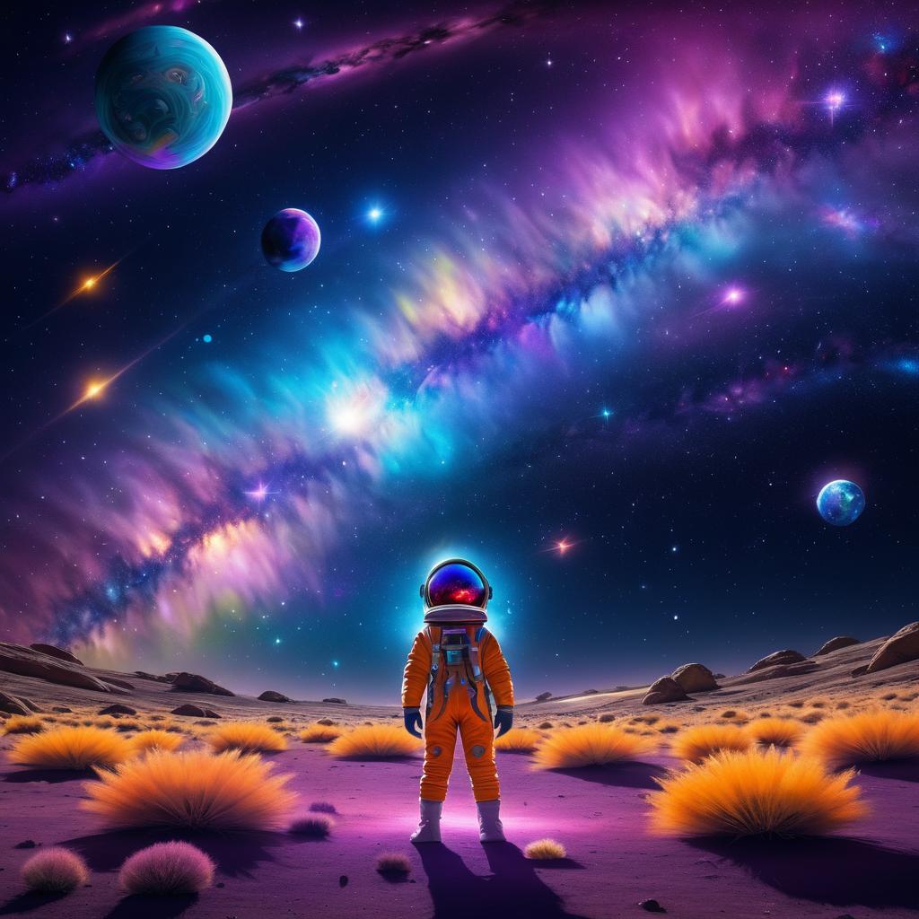 Cosmic Child: A Surreal Space Adventure