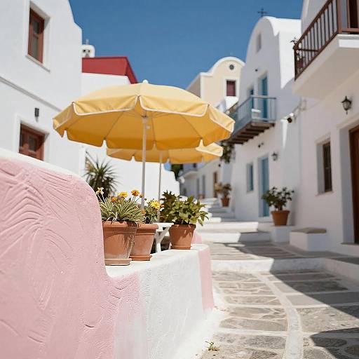 Sunny Mediterranean Village Alley Photograph